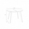 Stół Rozkładany Tables Biały (120) TBLT7001-120-904 Forte