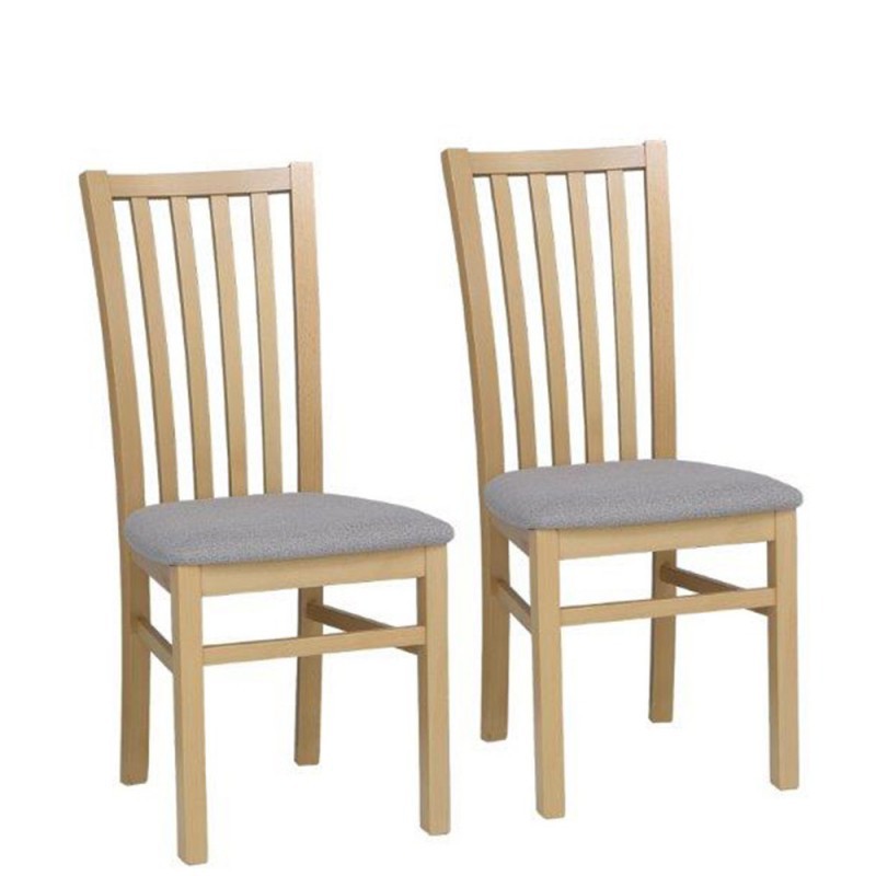 Krzesło Sykstus Komplet 2 Szt Krzesła Dąb Miodowy KR0142-BUK-B92 Forte