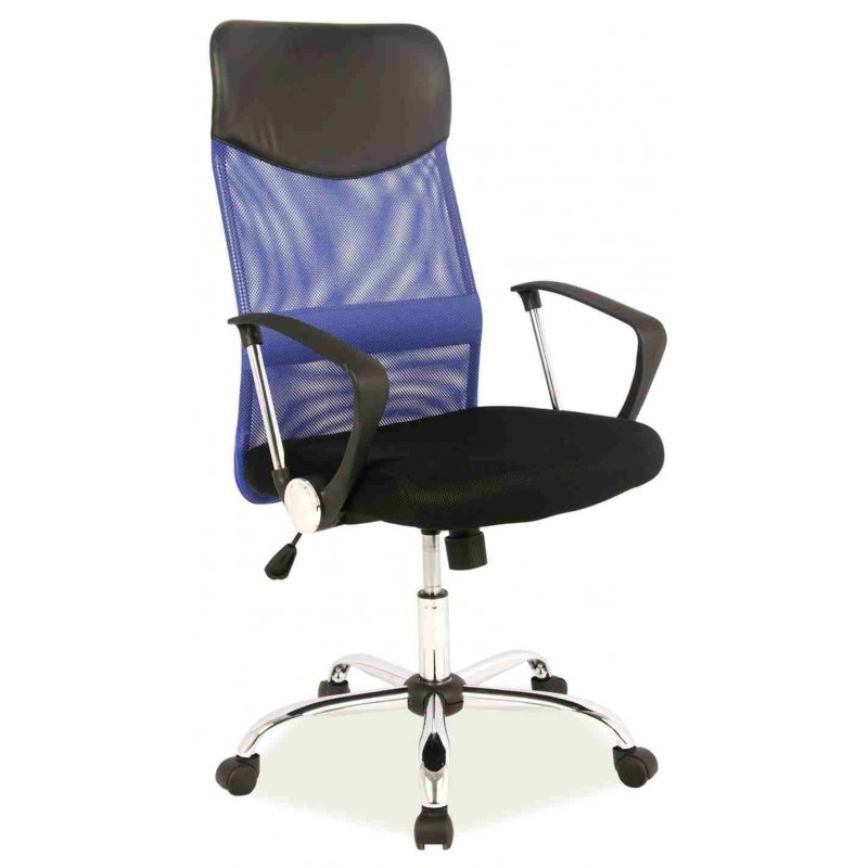 Fotel obrotowy Q-025 niebieski Signal Meble