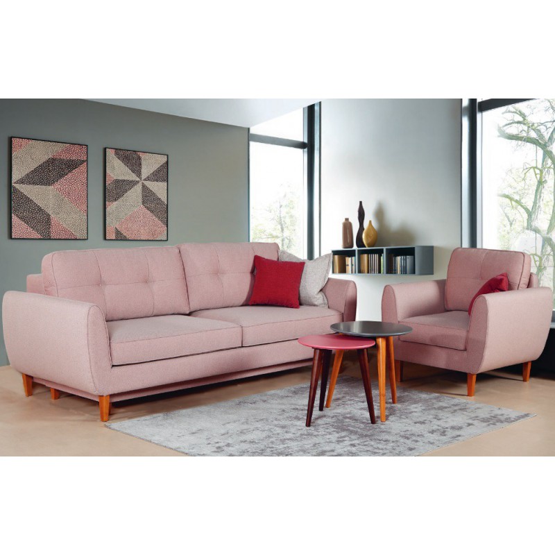 Sofa i fotel Oland SOF.3R + FOT.BF gc. A1 Wajnert