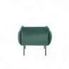 Fotel wypoczynkowy BRASIL ciemny zielony/ czarny Halmar