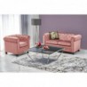 Sofa ERIKSEN XL różowy / czarny Halmar