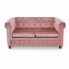 Sofa ERIKSEN XL różowy / czarny Halmar