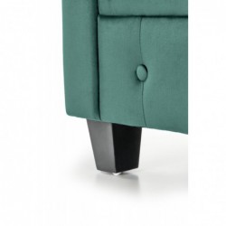 Fotel wypoczynkowy ERIKSEN ciemny zielony / czarny Halmar