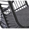 Fotel wypoczynkowy IKARO 2 czarny / popielaty Halmar