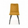 Krzesło metalowe K450 musztardowy Halmar