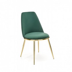 Krzesło metalowe K460 ciemny zielony Halmar