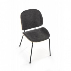Krzesło metalowe K467 dąb naturalny / tap ciemny popiel Halmar