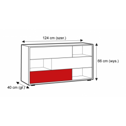 Komoda Laser TYP LASK01 3S Wójcik