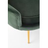 Amorinito Fotel Wypoczynkowy Ciemny Zielony / Złoty Halmar