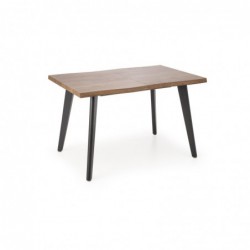 DICKSON 2 stół rozkładany 150-210/90 cm, blat - naturalny, nogi - czarny Halmar