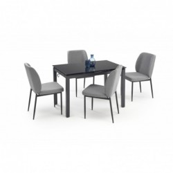 JASPER stół + 4 krzesła Halmar