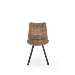 K332 krzesło nogi - czarne, siedzisko - beżowy Halmar