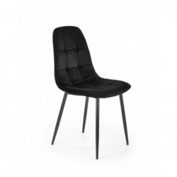 K417 krzesło czarny velvet Halmar