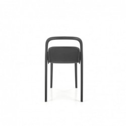 K490 krzesło plastik czarny...
