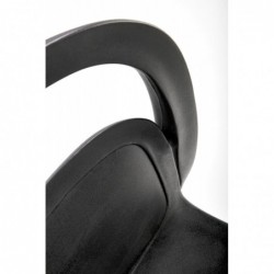 K490 krzesło plastik czarny Halmar