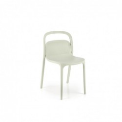 K490 krzesło plastik miętowy Halmar