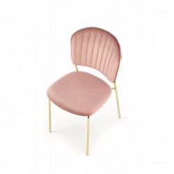 K499 krzesło różowy Halmar