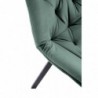 K519 krzesło ciemny zielony Halmar