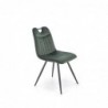 K521 krzesło ciemny zielony Halmar