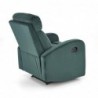 WONDER fotel rozkładany z funkcja kołyski, ciemno zielony Halmar