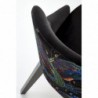 ENDO krzesło czarny / tap: BLUVEL 19 (czarny) Halmar