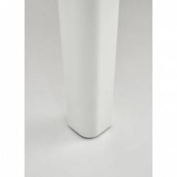 RINGO stół kolor blat dąb craft, nogi - biały (102-142x102x76 cm) Halmar