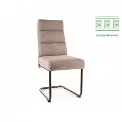 Krzesło Berry Brego Czarny Stelaż / Beż 34 Signal