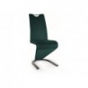 Krzesło H090 Velvet Czarny Stelaż / Zielony Bluvel 78 Signal