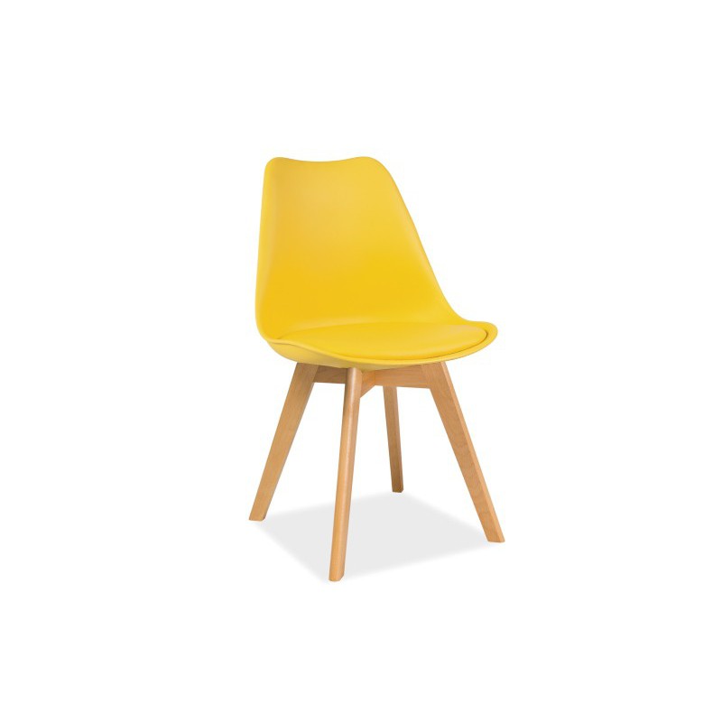 Krzesło Kris Buk/Żółty Signal