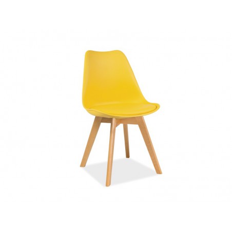 Krzesło Kris Buk/Żółty Signal