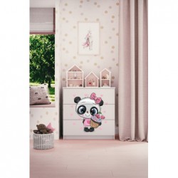 Komoda babydreams biała panda Kocot Kids