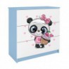 Komoda babydreams niebieska panda Kocot Kids