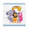 Komoda babydreams niebieska zoo Kocot Kids