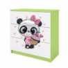 Komoda babydreams zielona panda Kocot Kids