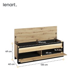 Ławka QUANT GARDEROBA QG4DAC Lenart