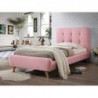 Łóżko Tiffany 90X200 Kolor Różowy/Dąb Tap. 58 Signal Meble